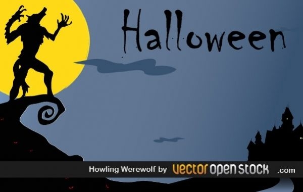 Halloween - Heulender Werwolf