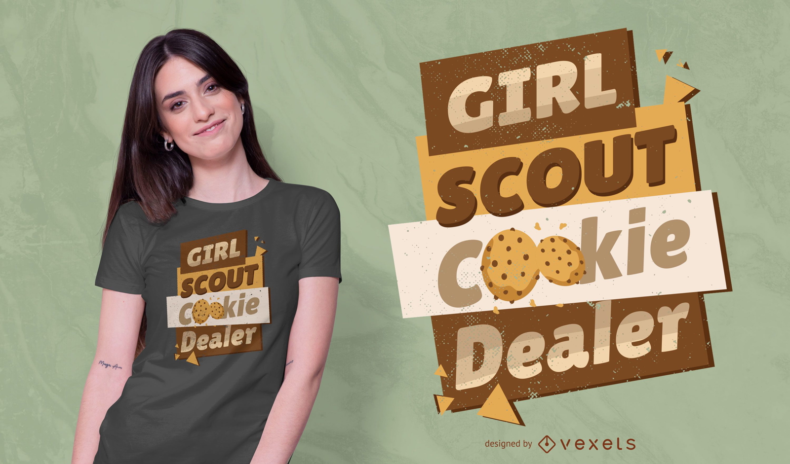 Girl Scout Quote T-shirt Design