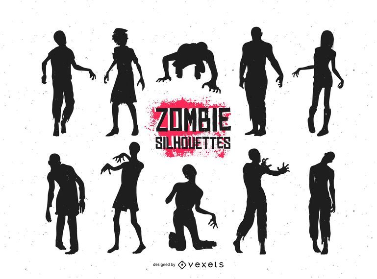 VECTOR ZOMBIES HALLOWEEN - Vector Download