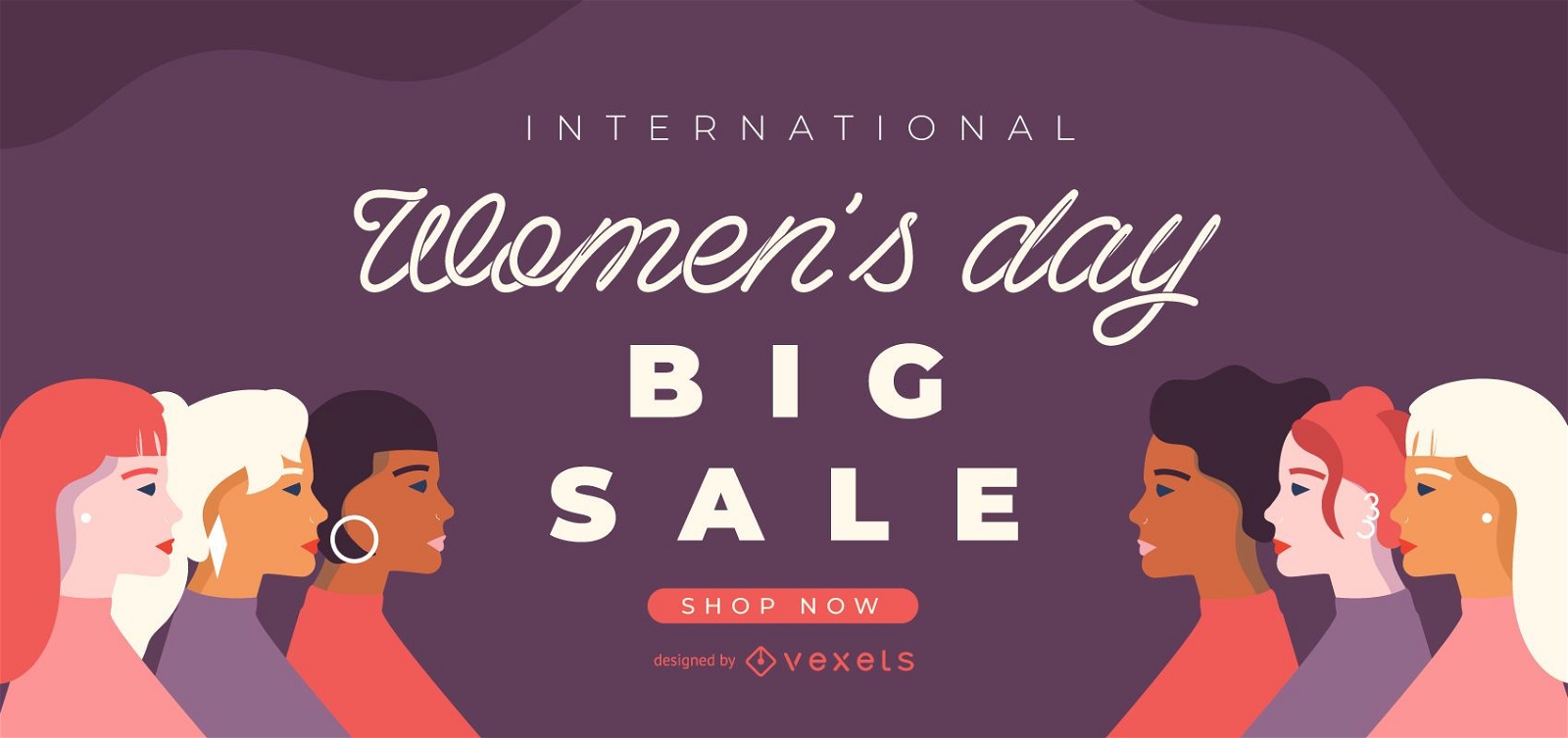 Schieberegler f?r den internationalen Frauentagsverkauf