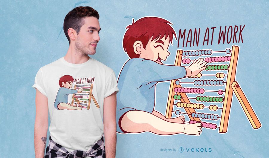 Child Abacus T-shirt Design Child Abacus T-shirt Design