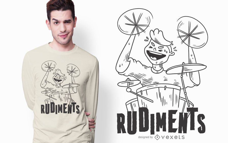Drum rudiments t-shirt design Drum rudiments t-shirt design