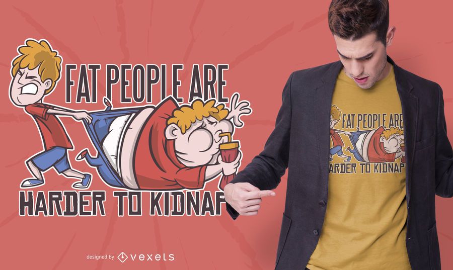 Fat people funny t-shirt design Fat people funny t-shirt design