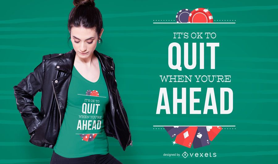 Casino quote t-shirt design Casino quote t-shirt design