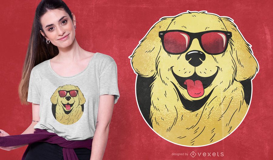 Sunglasses Dog T-shirt Design Sunglasses Dog T-shirt Design