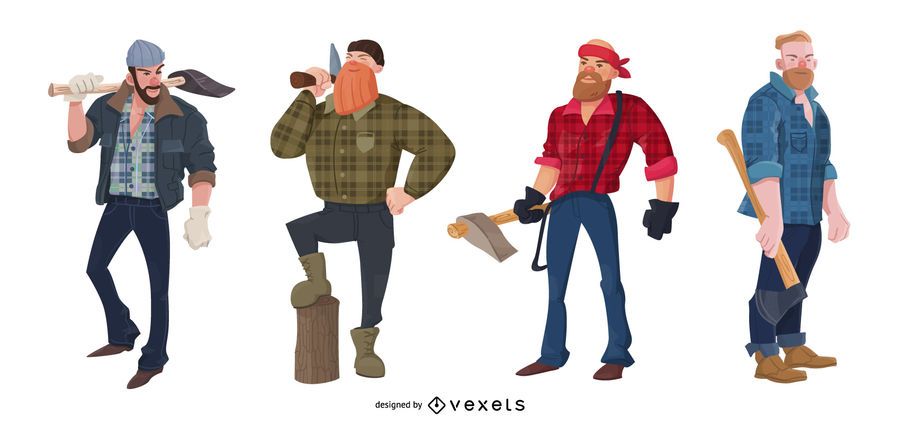 Lumberjack Character People Pack Lumberjack Character People Pack