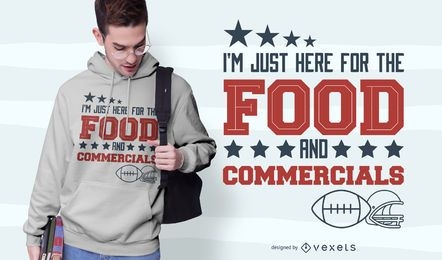 Football Quote T-shirt Design