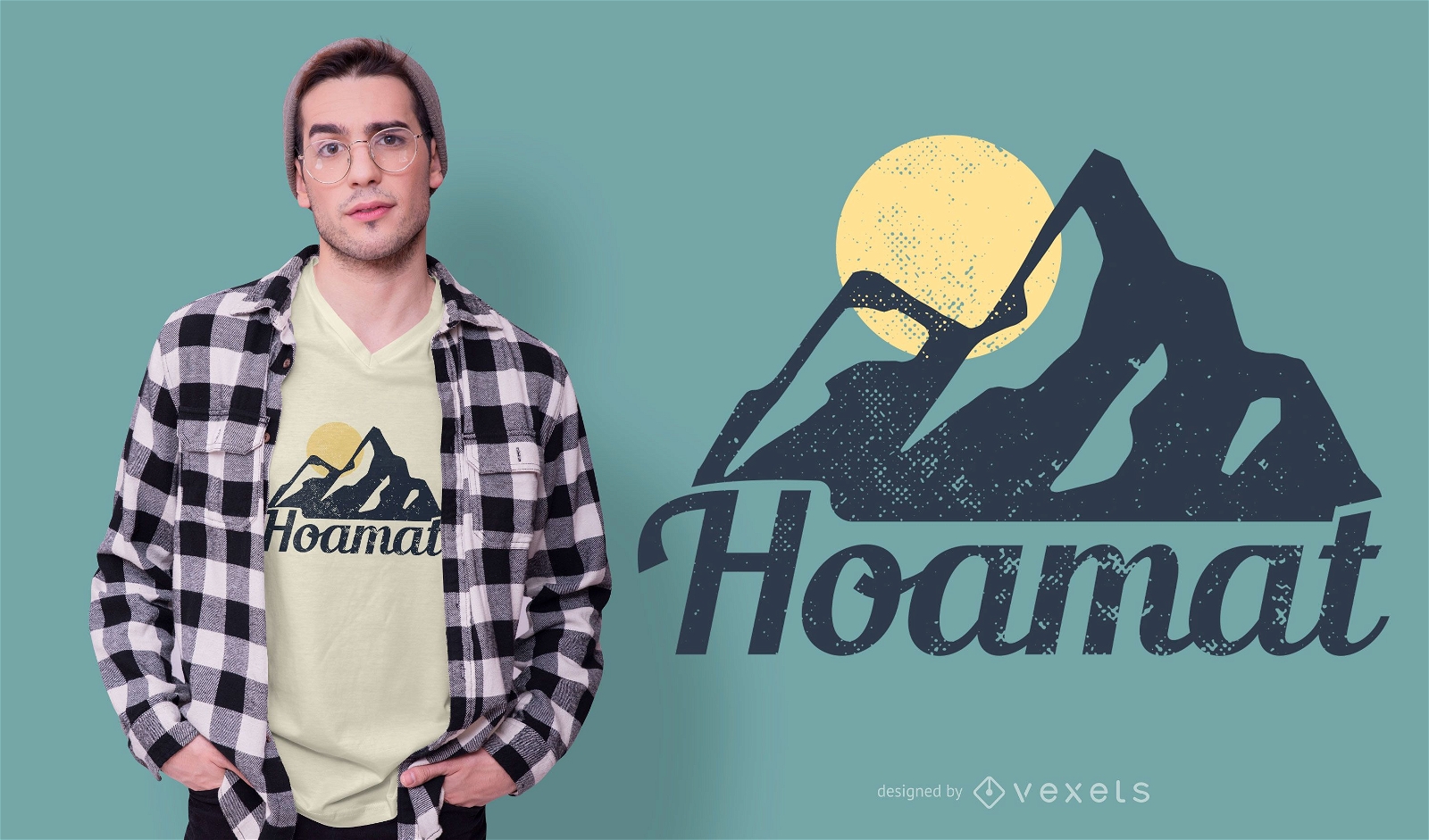 Diseño de camiseta Home Mountain German