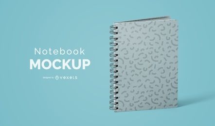 Diseño psd de maqueta de cuaderno