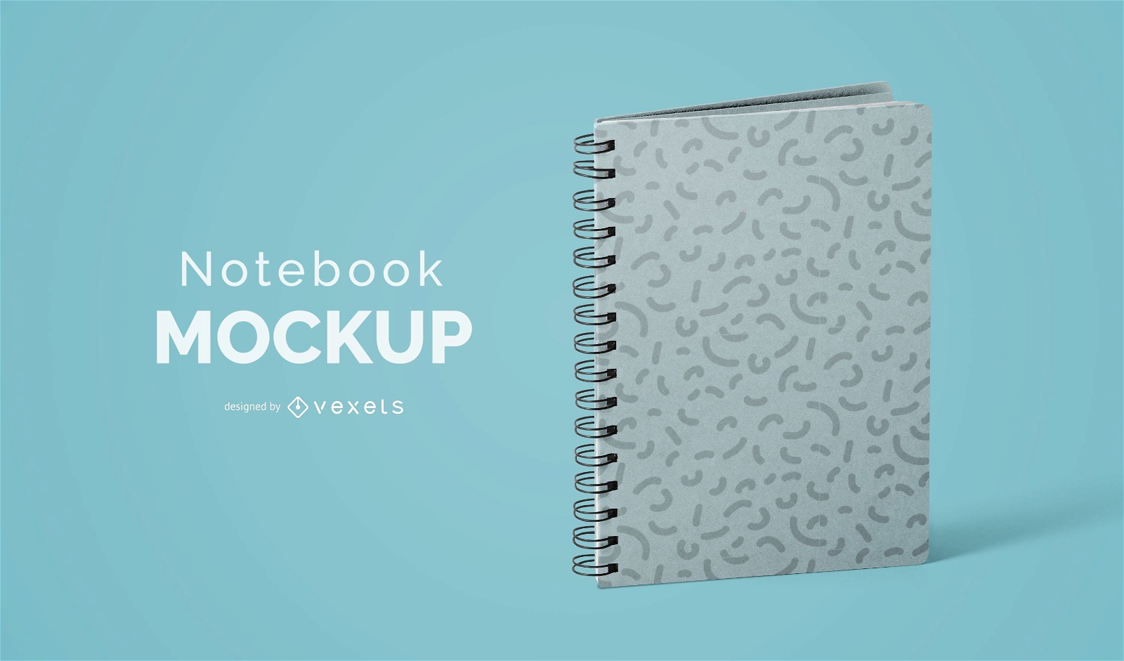 Notebook mockup psd design