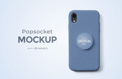 Popsocket phone mockup
