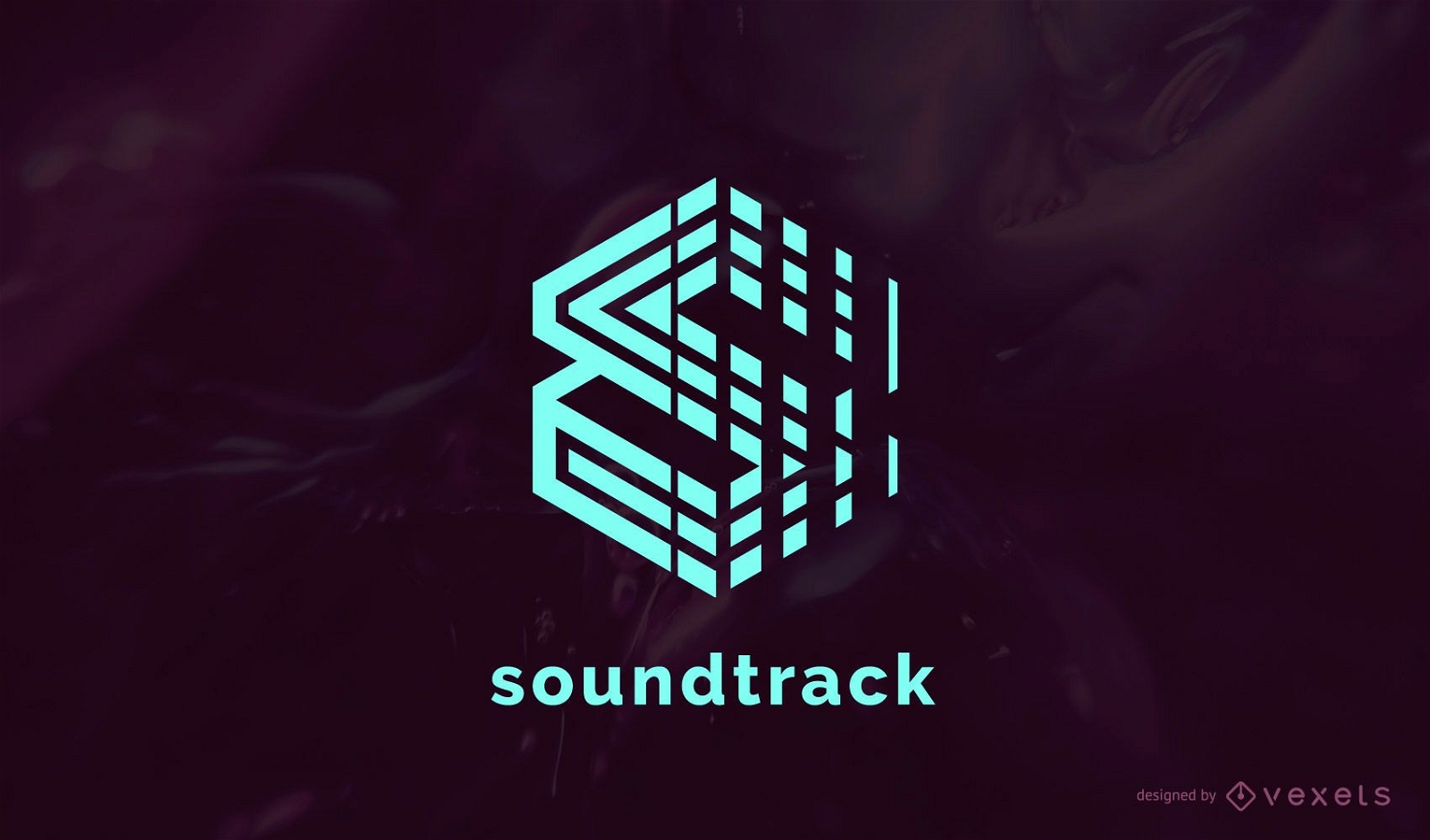 Diseño de logotipo de banda sonora de música