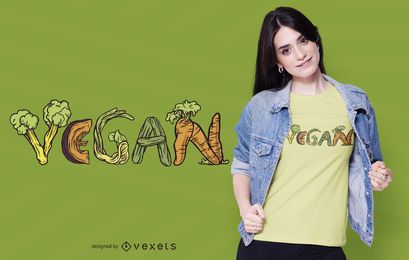 Vegan Vegetables T-shirt Design Vegan Vegetables T-shirt Design