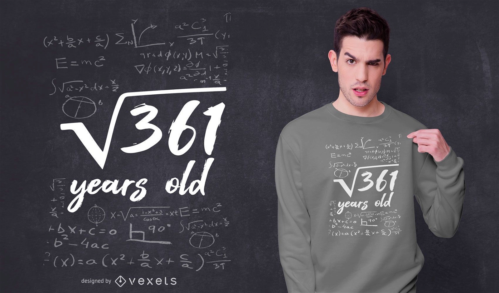 Design de camisetas de aniversário de 19 anos
