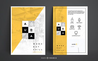 Designer Brand Poster Design Set Designer Brand Poster Design Set