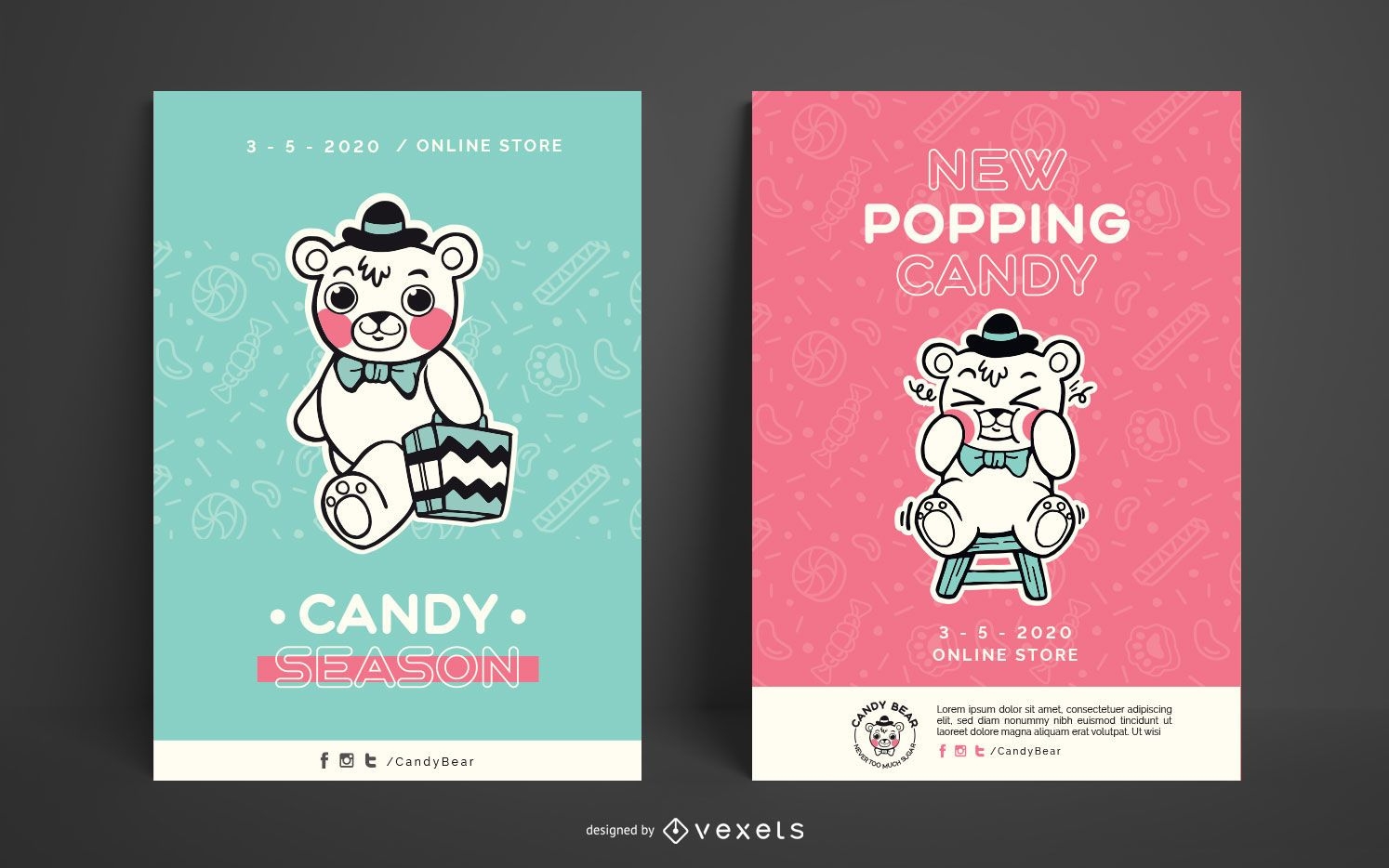 Candy Bear Poster Pack