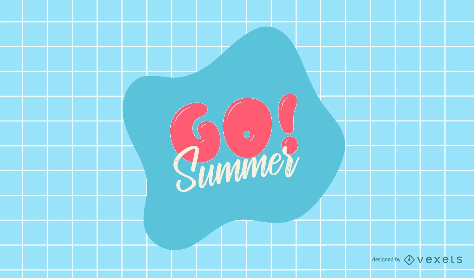 Gehen Sie Sommer Logo Design