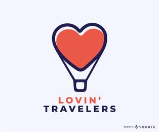 Diseño de logotipo Lovin Travelers Concept