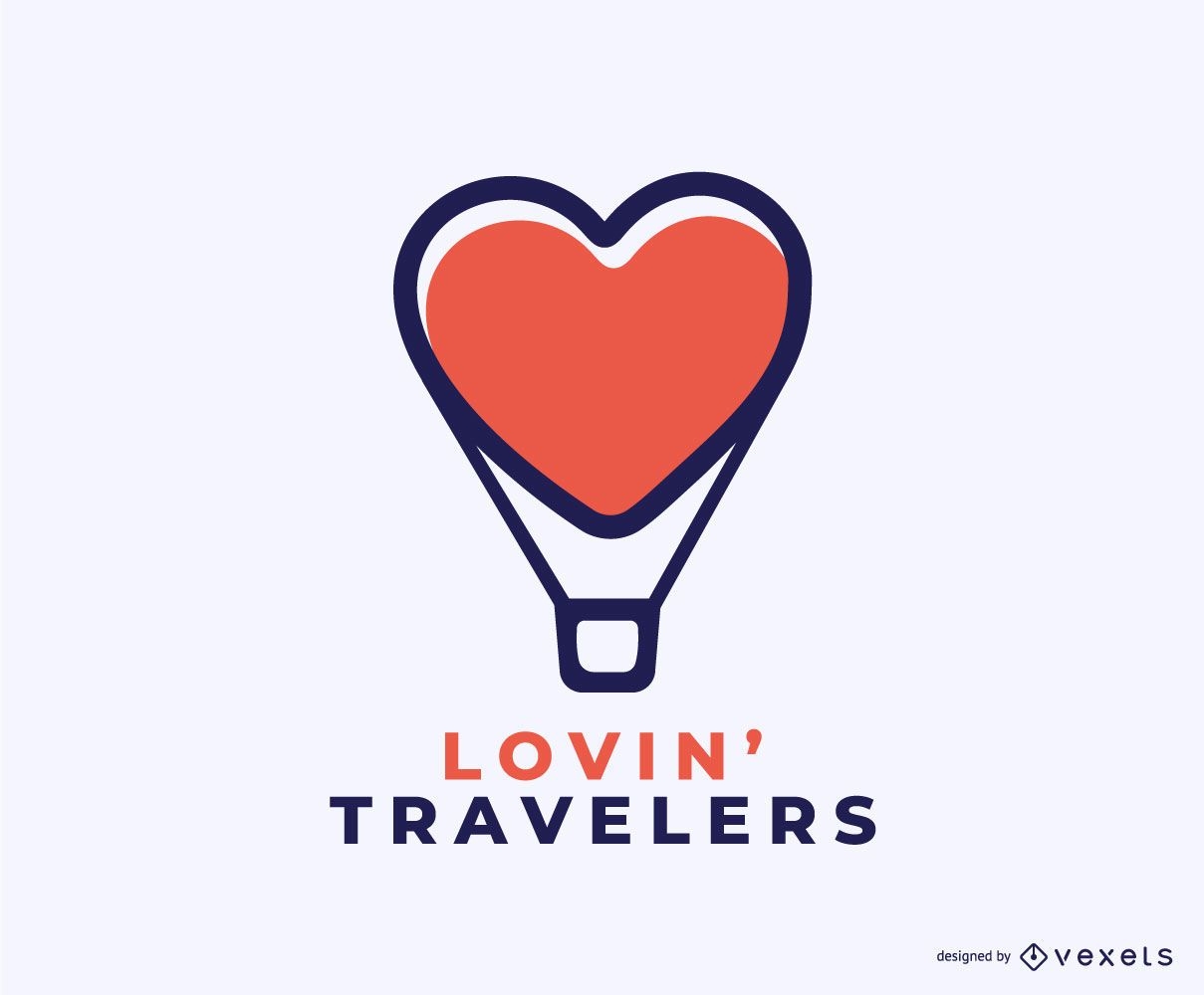 Lovin Travellers Concept Logo Design