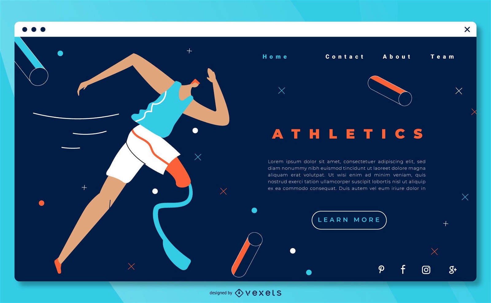 Paralympic athletics landing page