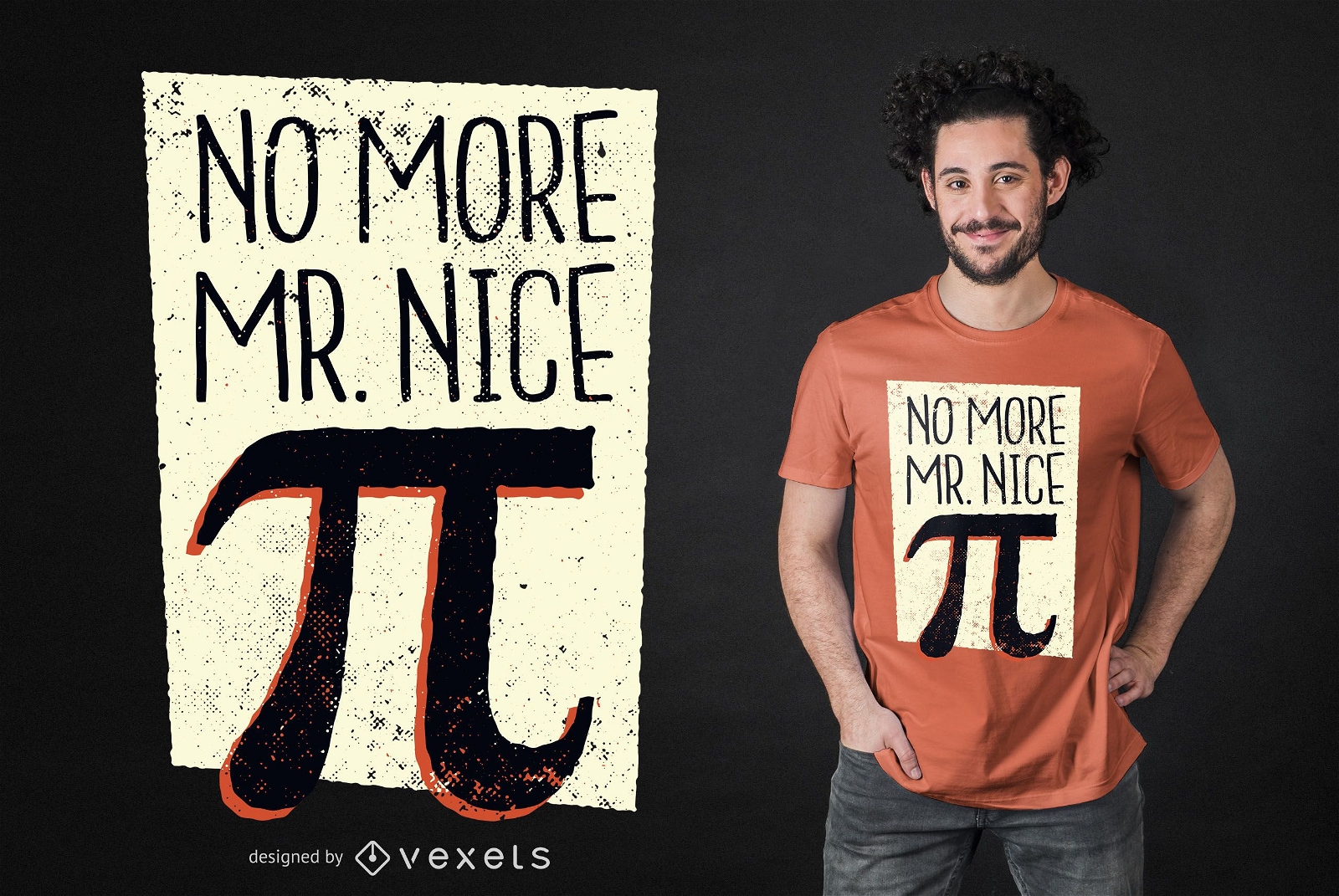 Design de camisetas Mr. Nice Pi