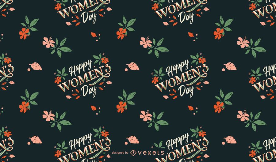 Happy Womens day pattern design Happy Womens day pattern design