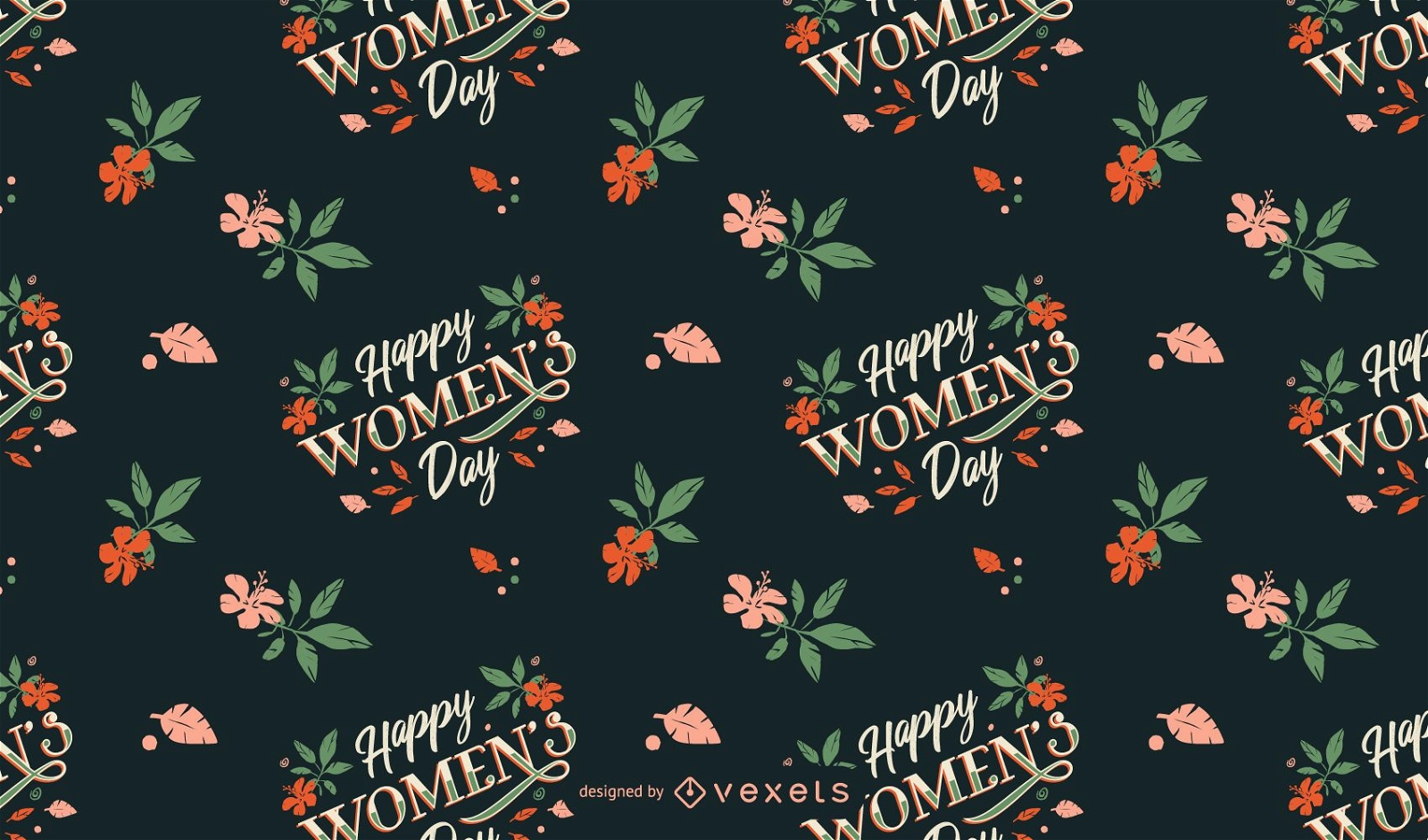 Happy Womens Day Musterdesign