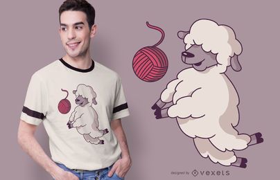 Volleyball sheep t-shirt design Volleyball sheep t-shirt design
