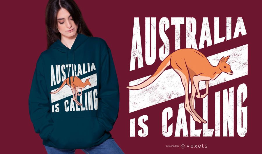 Australia is calling t-shirt design Australia is calling t-shirt design