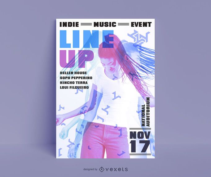 Indie Music Poster Design Indie Music Poster Design