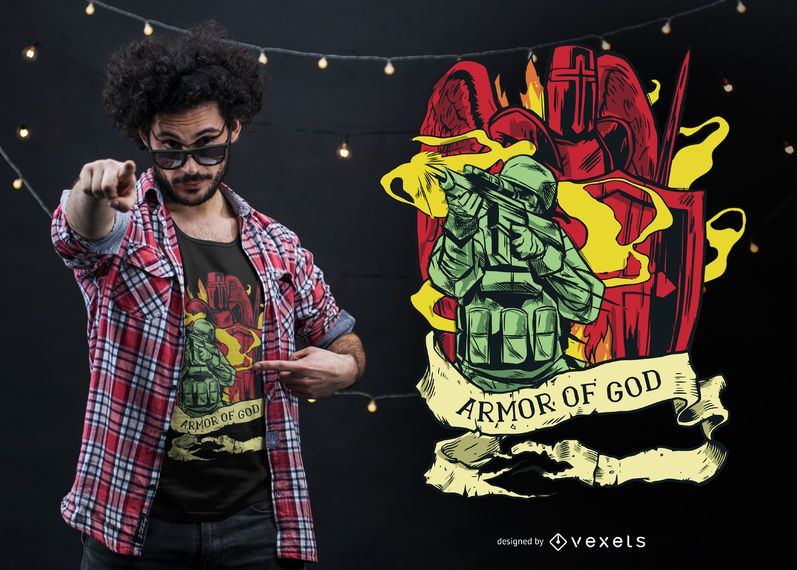 Armor of god t-shirt design Armor of god t-shirt design
