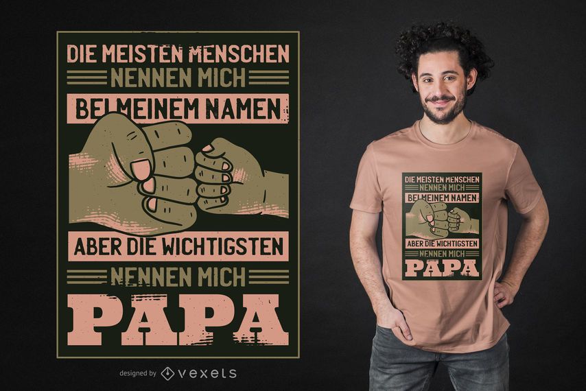 Dad german quote t-shirt design Dad german quote t-shirt design