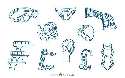 Aquatic Sports Stroke Element Set Aquatic Sports Stroke Element Set