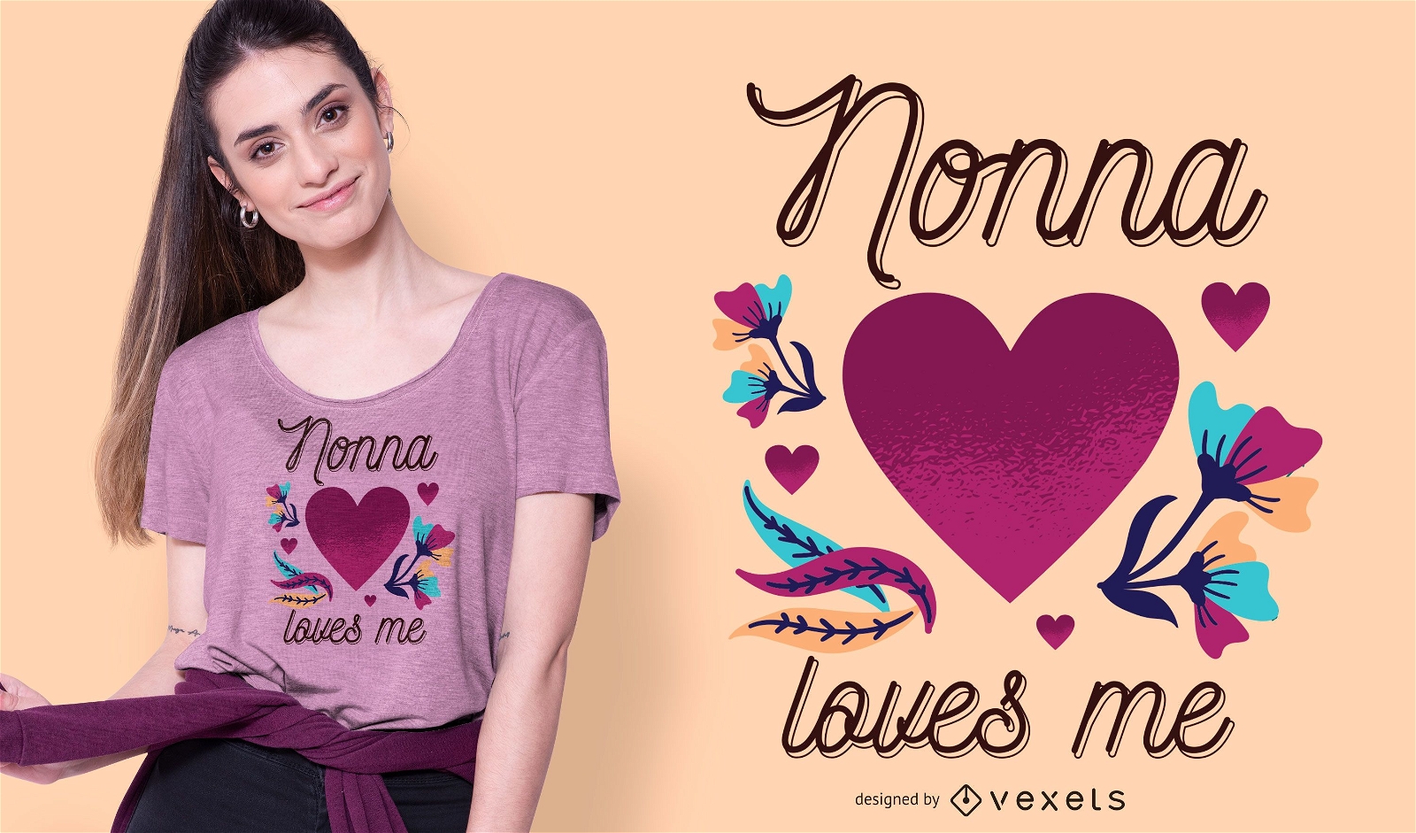 Nonna Liebe T-Shirt Design