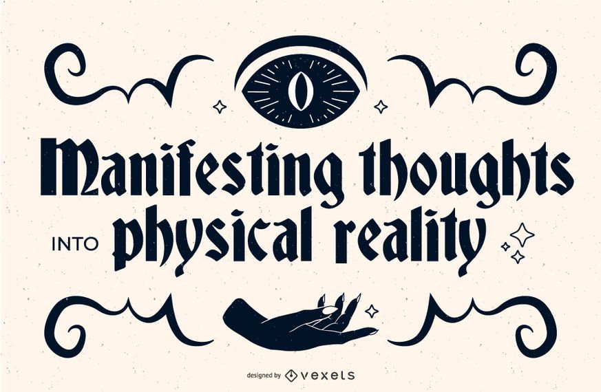 Occult Quote Banner Design Occult Quote Banner Design