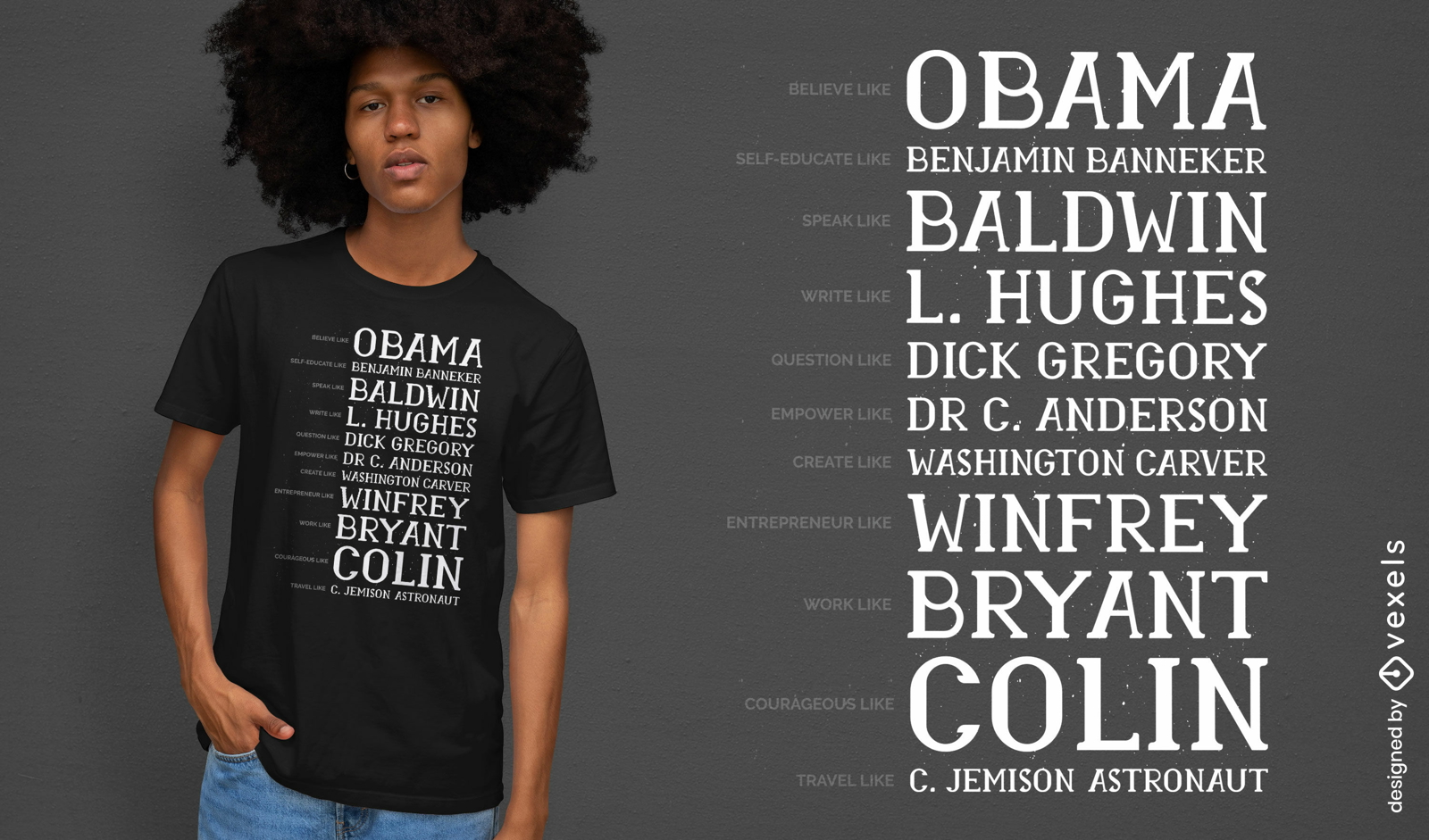 Black History Month Quote T-shirt Design