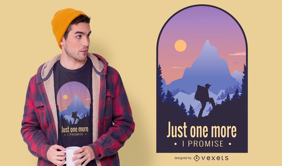 Hiking quote t-shirt design Hiking quote t-shirt design