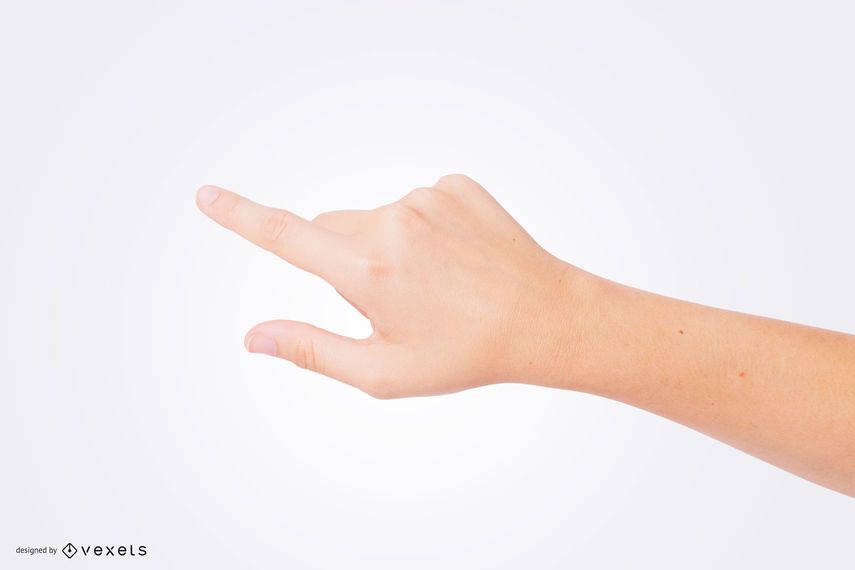 Finger Pointing Hand Mockup Finger Pointing Hand Mockup