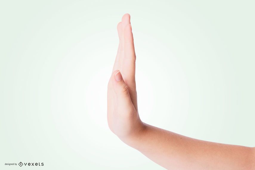 Stop Palm Hand Mockup Stop Palm Hand Mockup