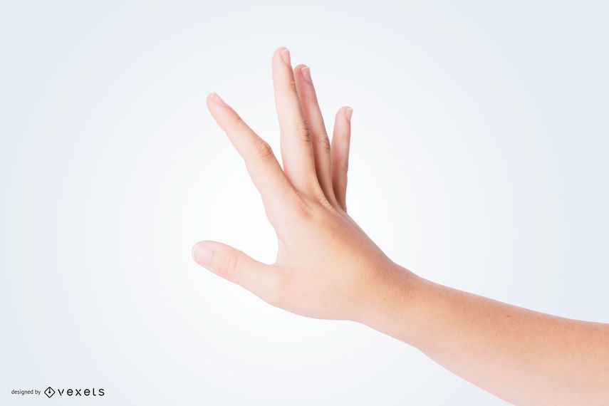 Hand Looking At Fingernails Mockup Hand Looking At Fingernails Mockup
