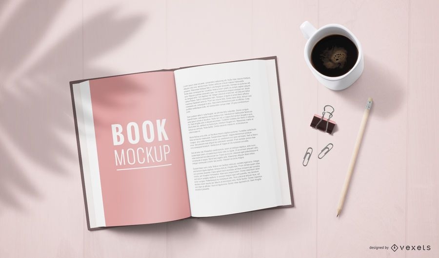 Download Open Book Page Mockup - PSD Mockup Download