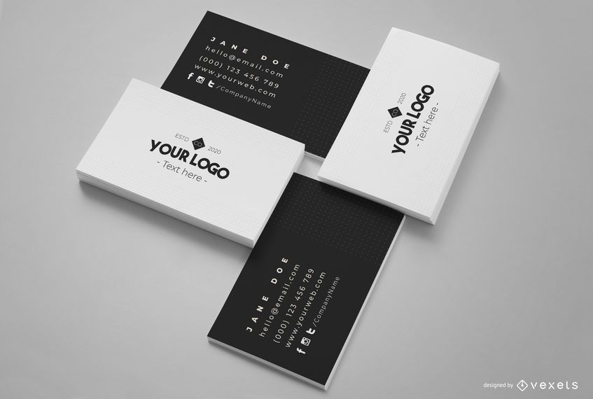 Business Card Composition Mockup Business Card Composition Mockup