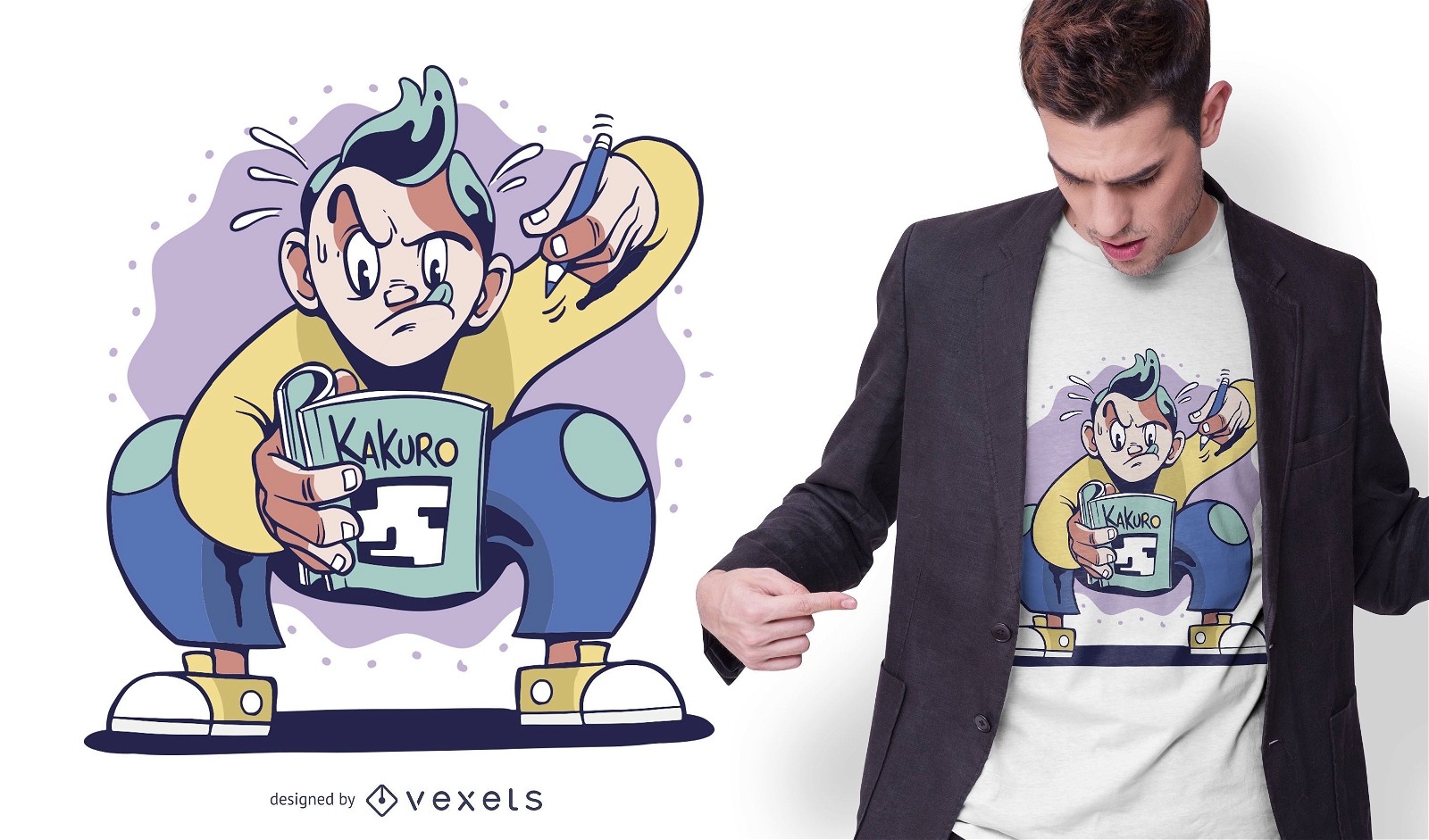 Kakuro Puzzle T-shirt Design