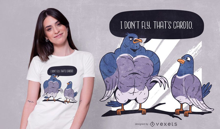 Pigeon funny t-shirt design Pigeon funny t-shirt design