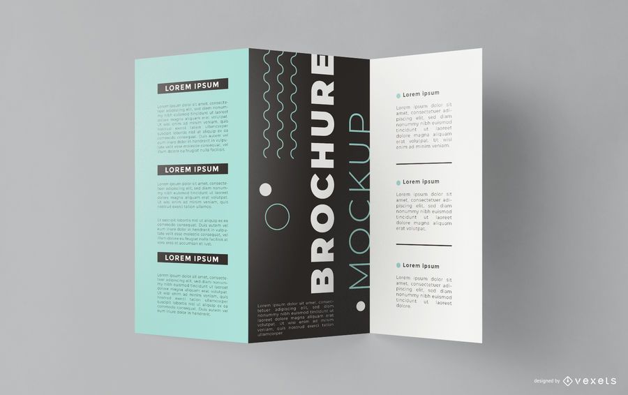Business Triptych Brochure Mockup Business Triptych Brochure Mockup