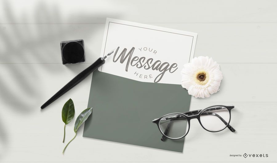 Custom Card Mockup Composition Custom Card Mockup Composition