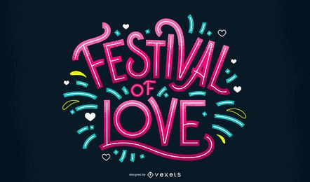 Projeto de letras Holi Love Festival