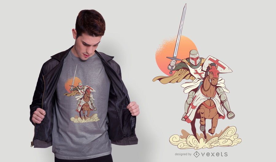 Knight t-shirt design Knight t-shirt design