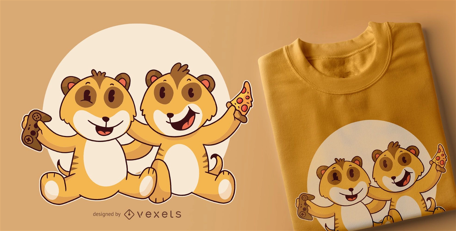 Baby Erdmännchen T-Shirt Design