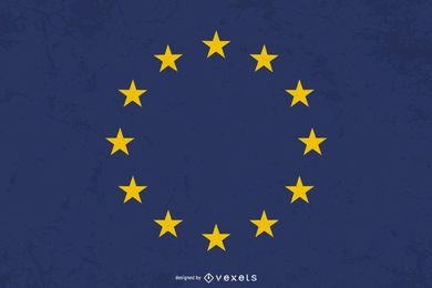 Design Gráfico da Bandeira da Europa